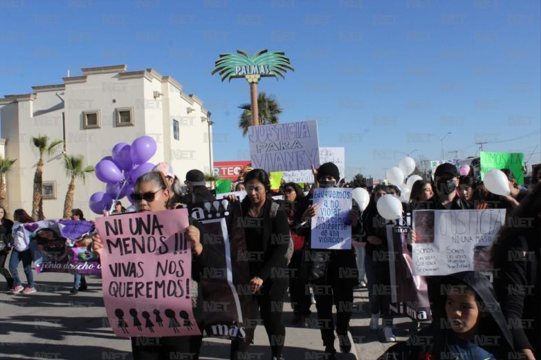 ¡Justicia para Vianey! Marchan por joven asesinada en Juárez