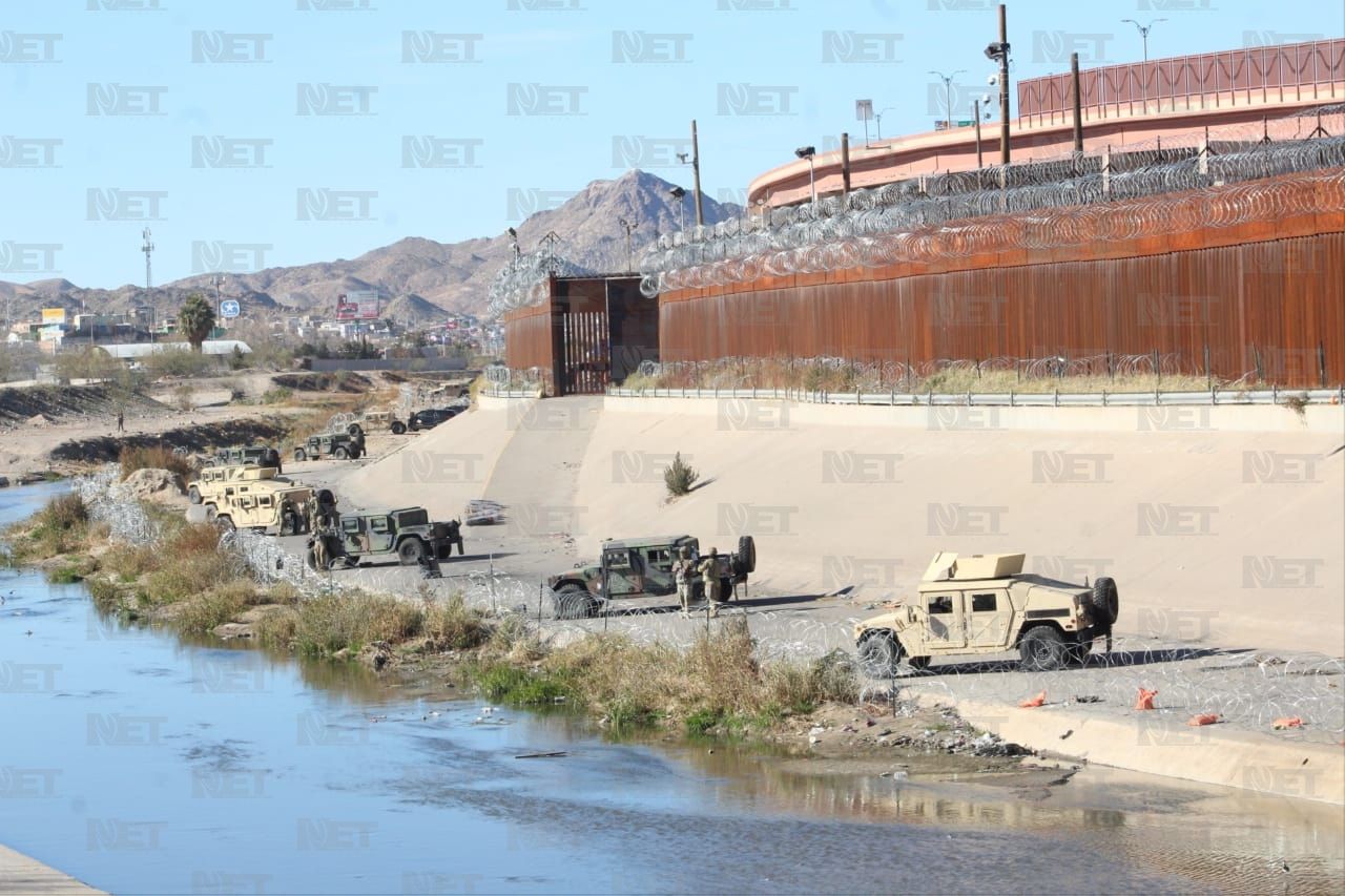 Amplían cerco militar en el bordo del río Bravo