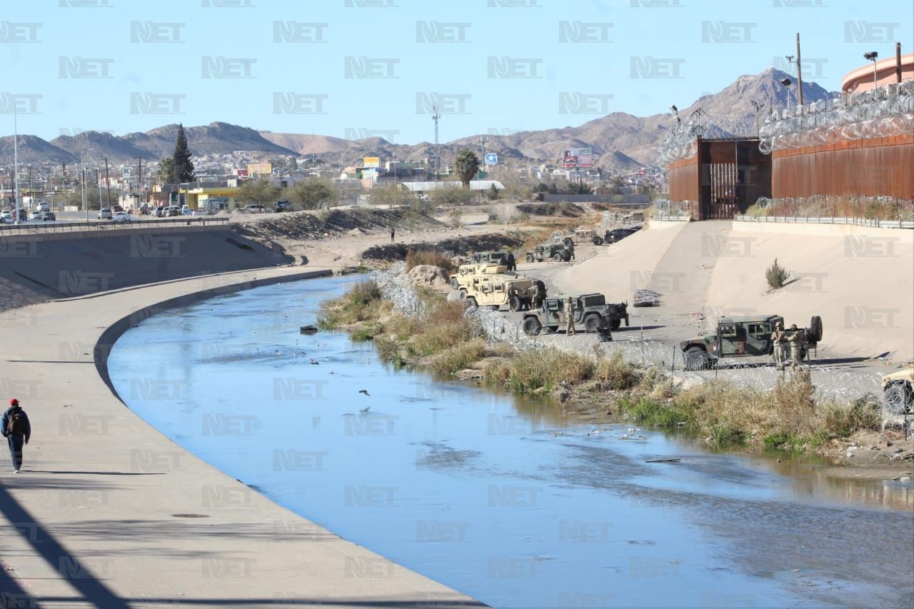 Amplían cerco militar en el bordo del río Bravo