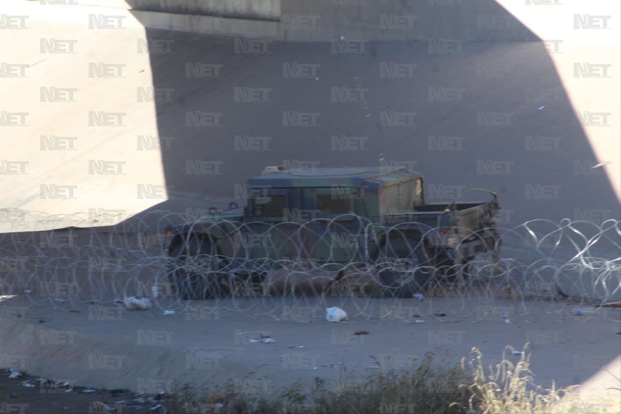 Amplían cerco militar en el bordo del río Bravo