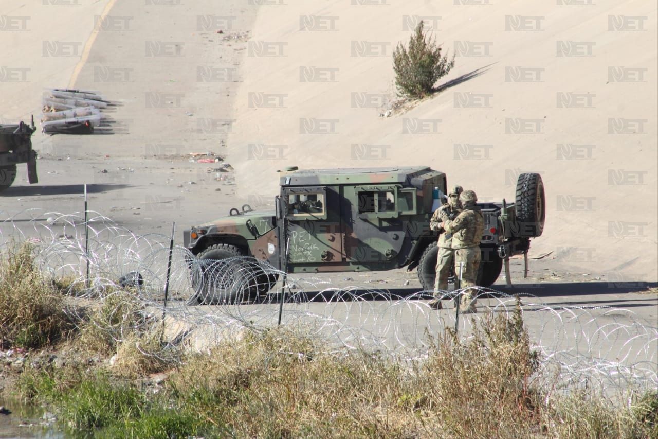 Amplían cerco militar en el bordo del río Bravo