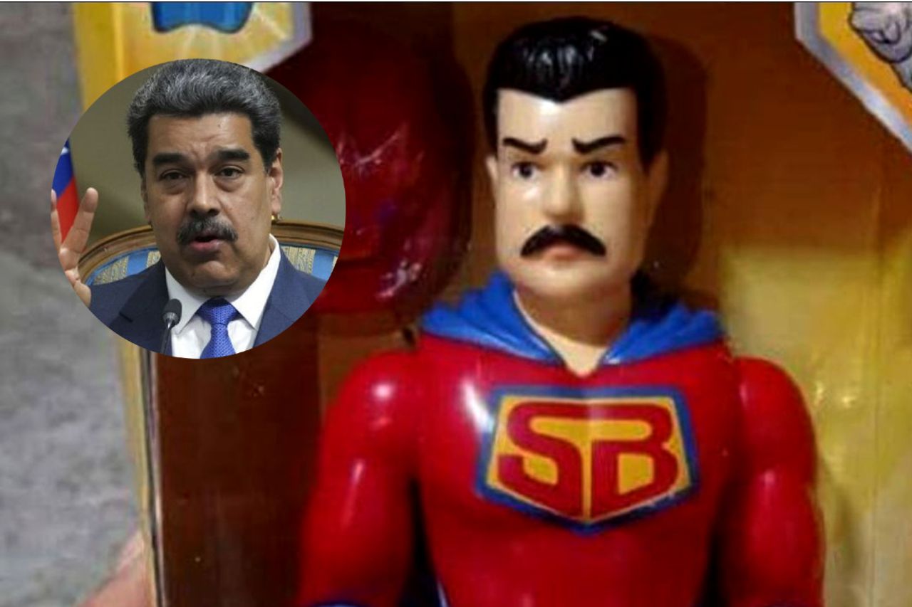 'Súper Bigote', el muñeco de Nicolás Maduro que regalaron a niños de Venezuela