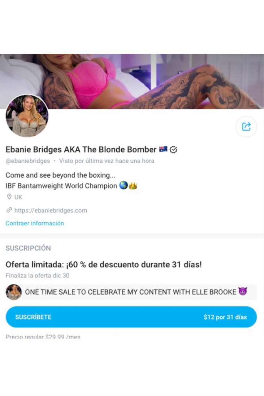 Video: Boxeadora hace topples en vivo para promocionar su OnlyFans