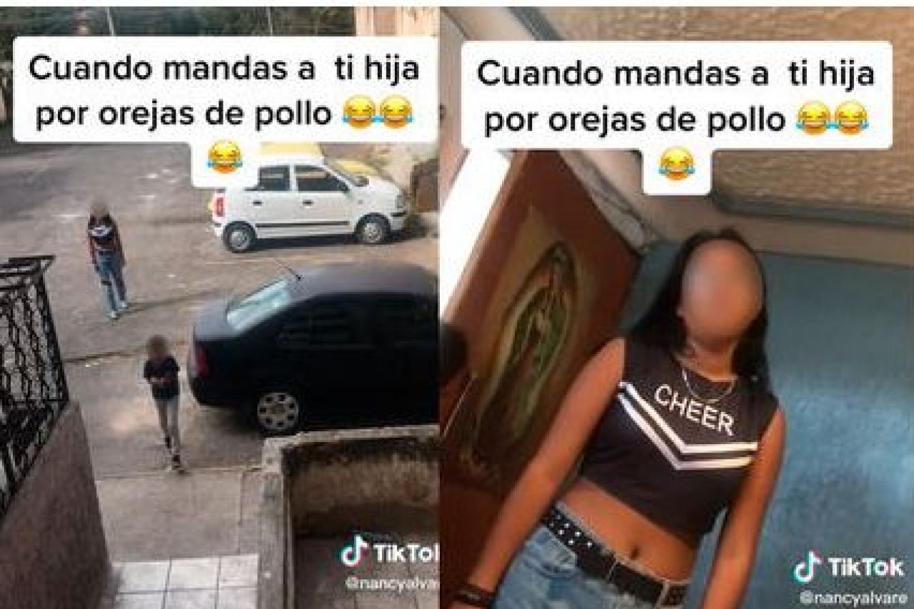 Madre le hace broma a su hija; le encarga orejas de pollo