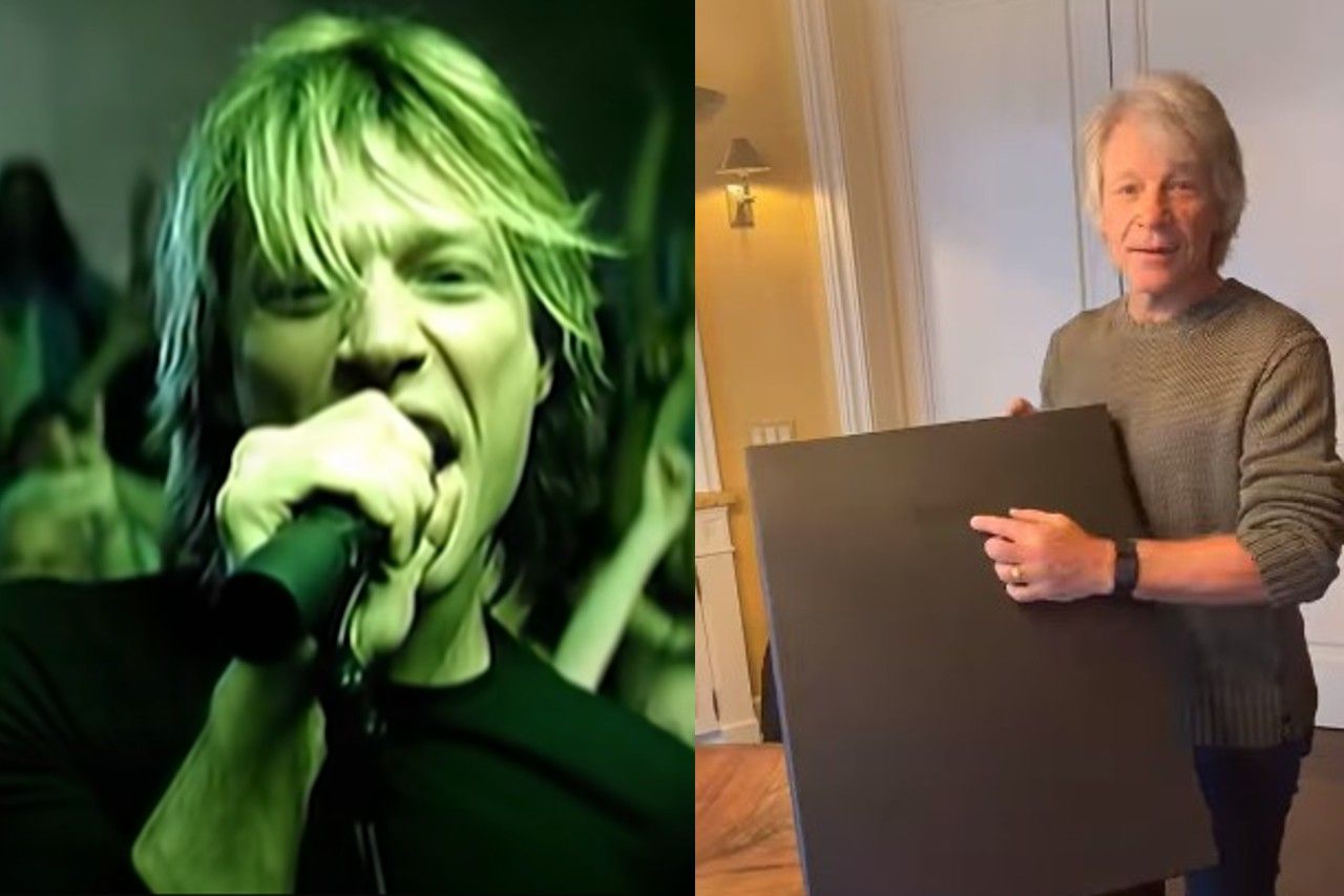 Jon Bon Jovi recibe regalo de Spotify por sus mil millones de streams