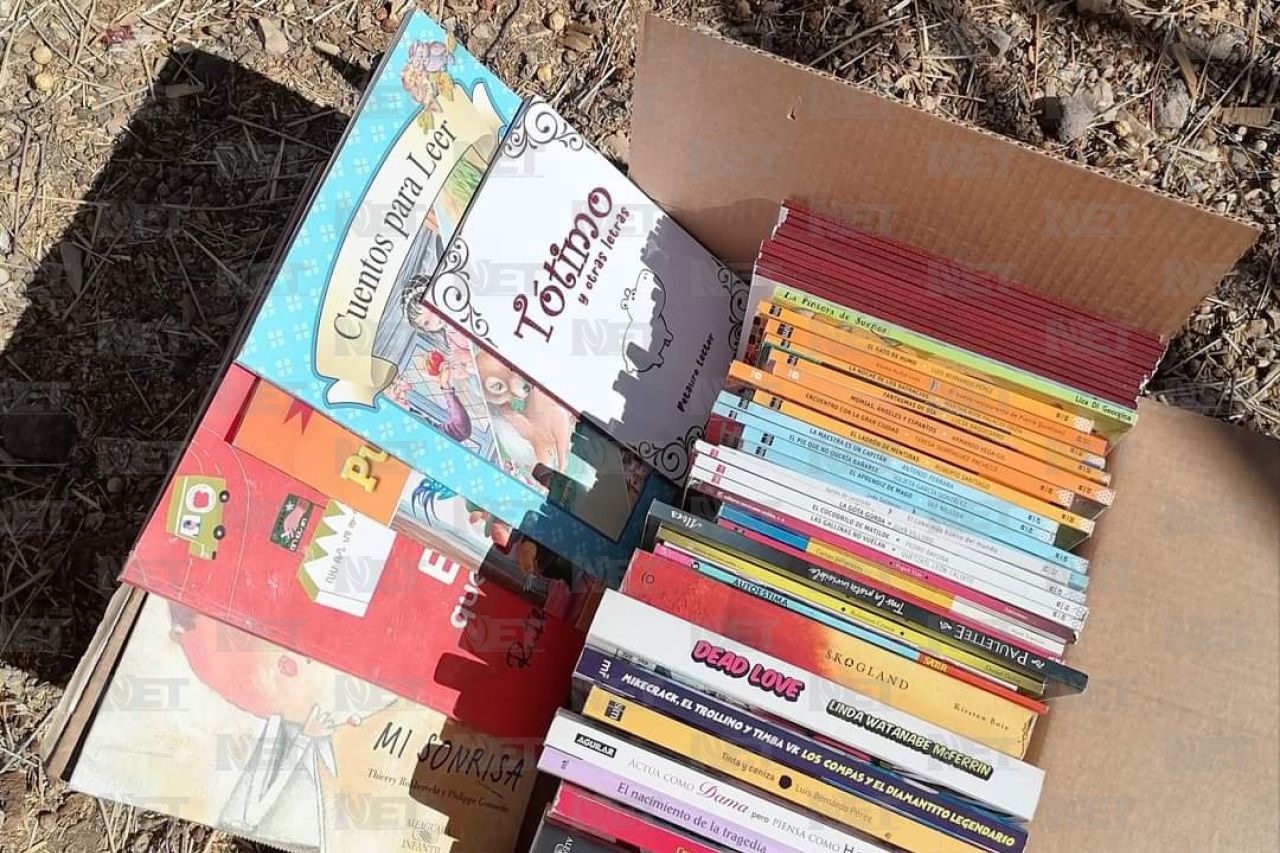 Recuperan 700 libros y los donan a escuelas