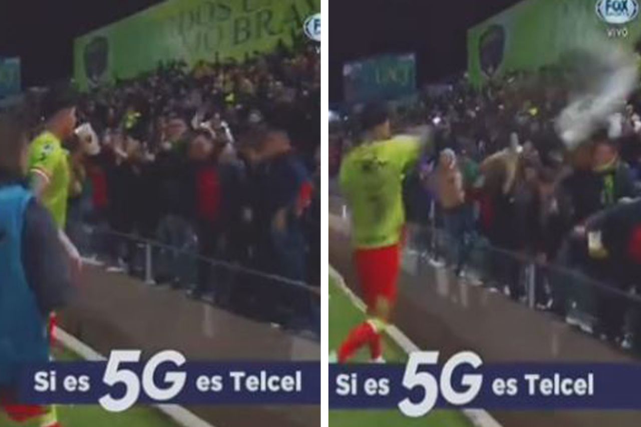 Video Carlos Salcedo festeja gol de Bravos vs Santos tomando cerveza