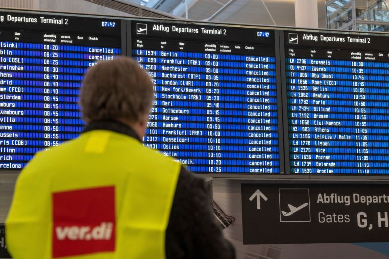 Huelga En Aeropuertos Cancela Miles De Vuelos En Alemania