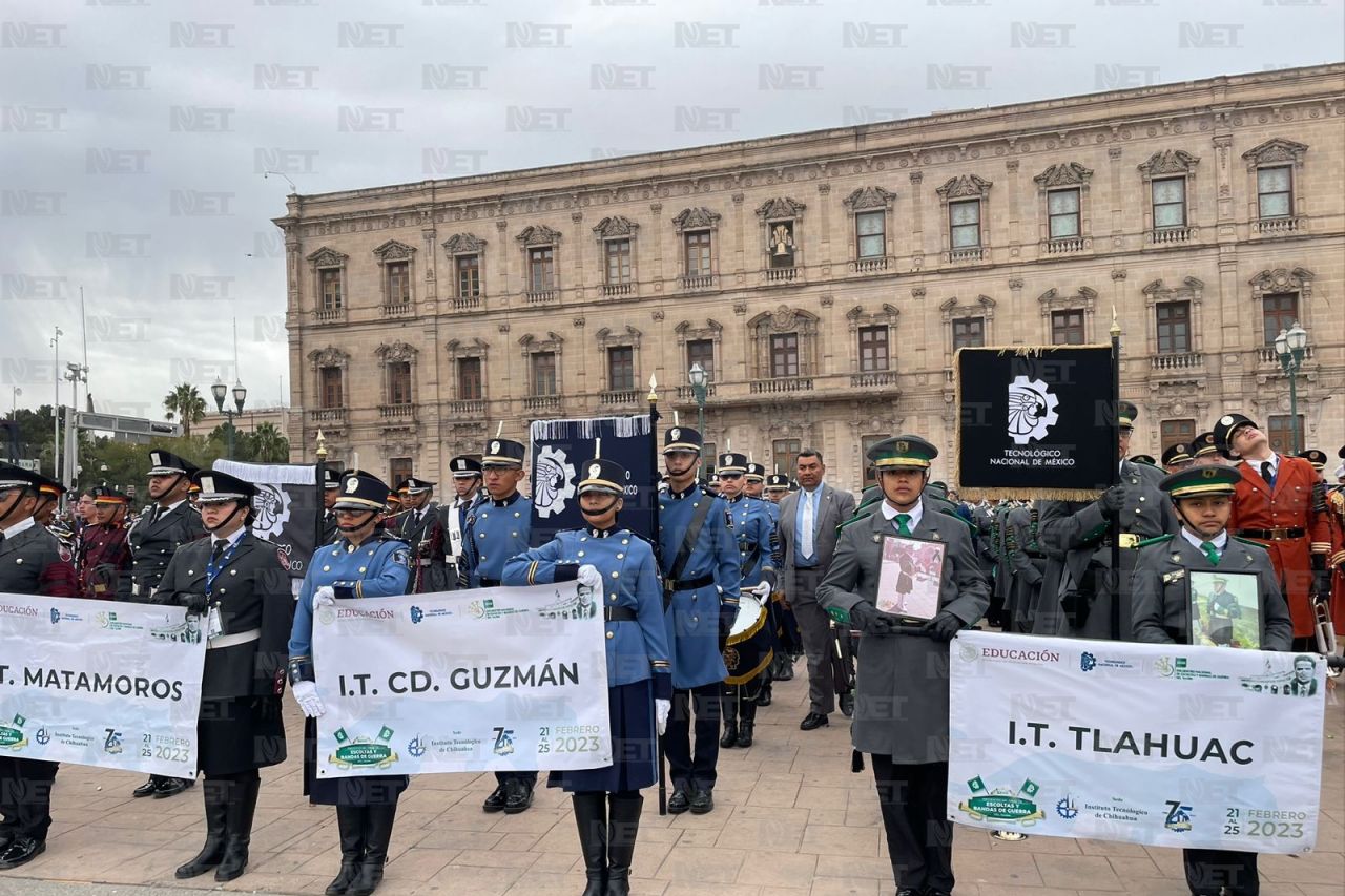Clausuran Evento Nacional de Escoltas y Bandas de Guerra del TecNM