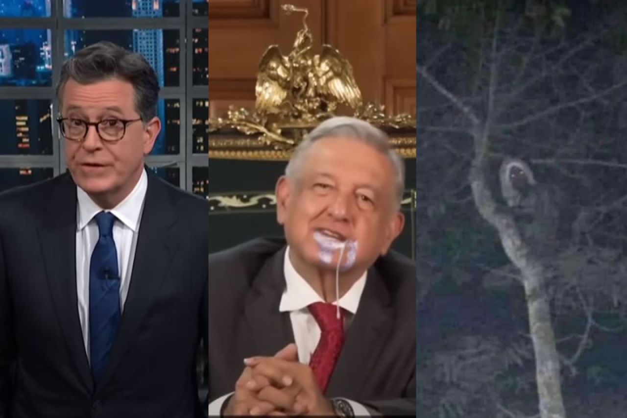 Video: Colbert se burla de AMLO por compartir foto de ‘aluxe’