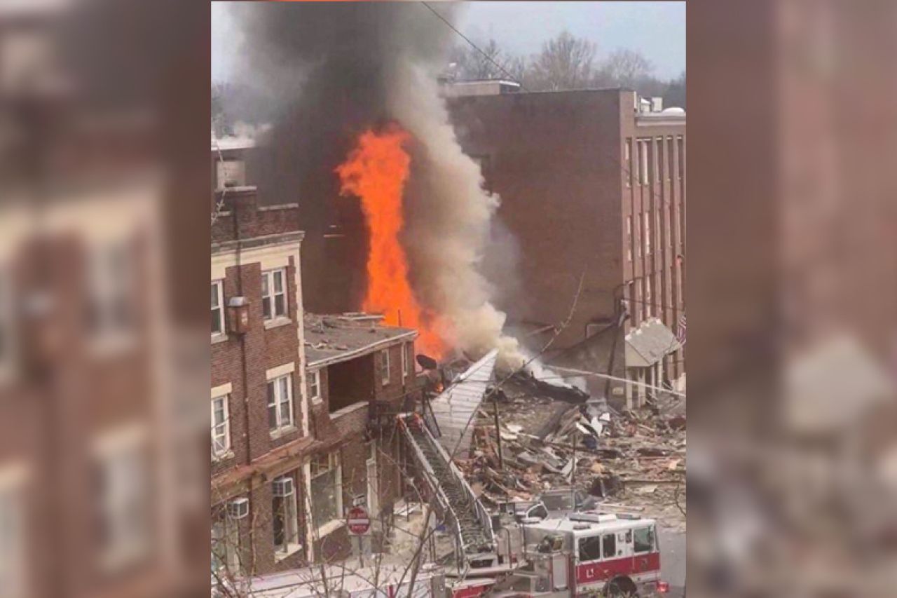 Pensilvania: 12 heridos por colapso en edificio