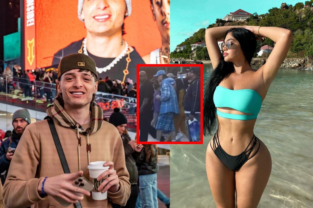 ¿Romance? Captan a Peso Pluma junto a Jailyne Ojeda en Disney