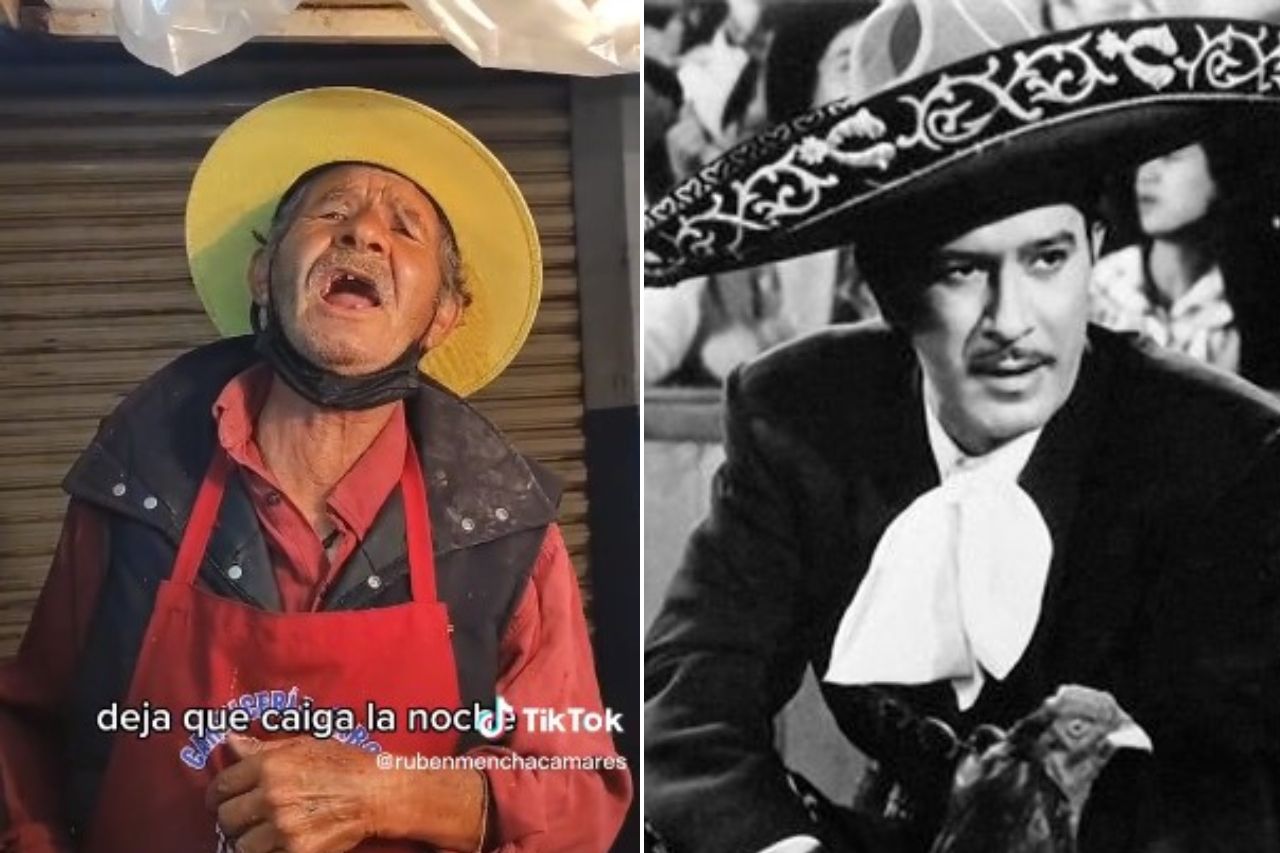 Video: Descubren a abuelito taquero que canta igual a Pedro Infante