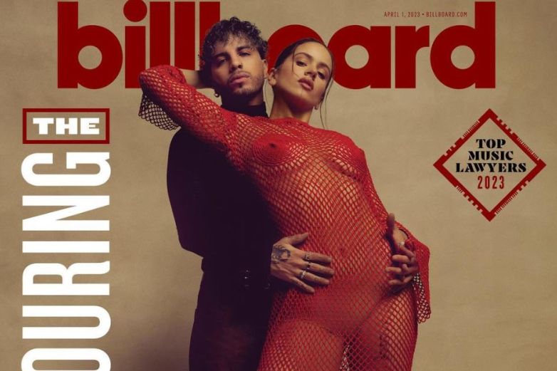 Rosalía y Rauw Alejandro derrochan sensualidad para la revista Billboard