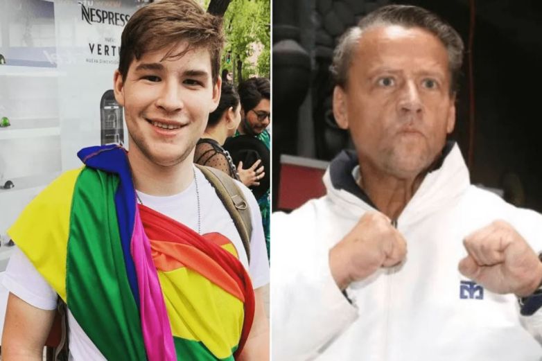 Arremete Alfredo Adame contra su hijo tras ser excluido de la marcha LGBT+