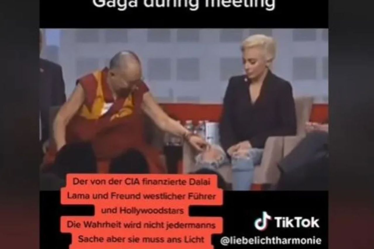 Video: Resurge clip de Dalái Lama tocando a Lady Gaga