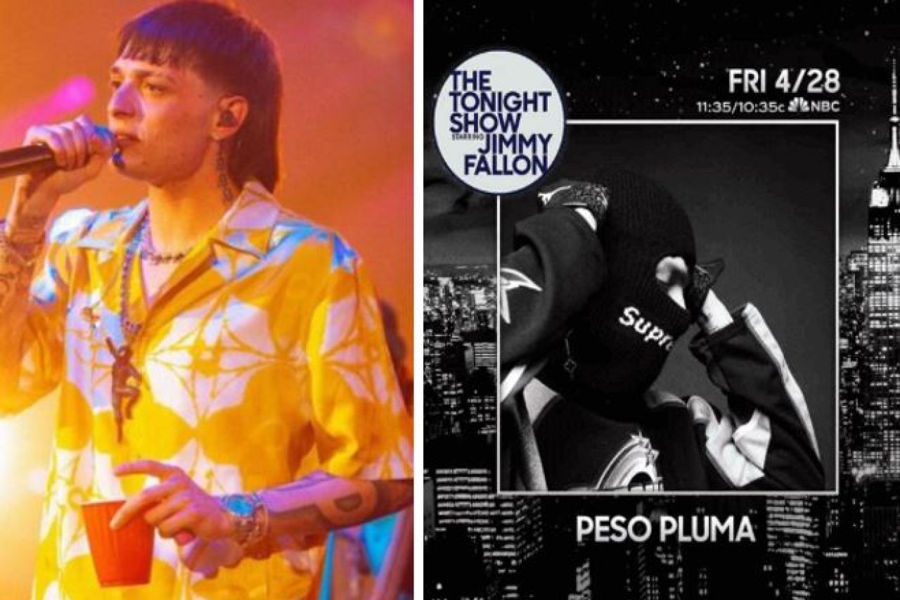 Peso Pluma estará con Jimmy Fallon en 'The Tonight Show'