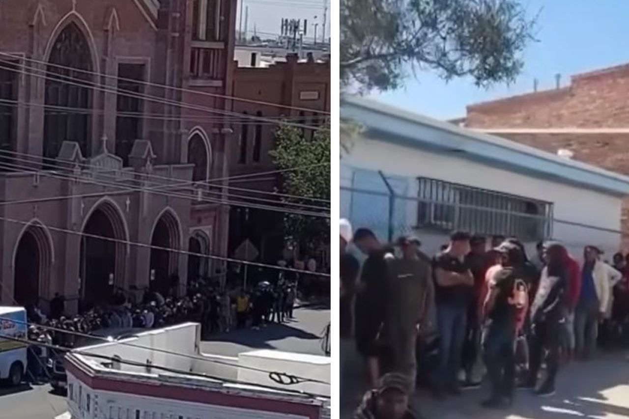 Migrantes saturan calles de El Paso, Texas