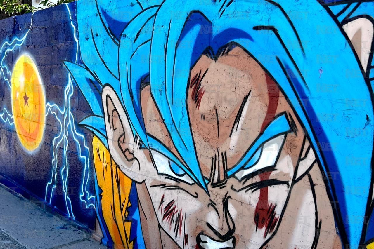 El Poder Nuestro Es Crean Mural De Dragon Ball En Juárez 0612