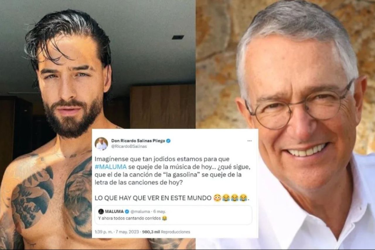 Arremete Salinas Pliego contra Maluma y los corridos tumbados