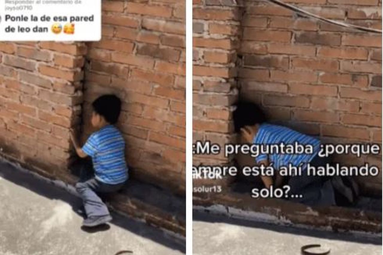 El curioso caso del niño que hablaba con la pared ¿Qué había detrás?