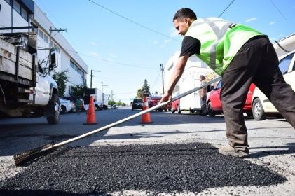  Atendió Municipio de Chihuahua más de mil 200 baches la semana pasada