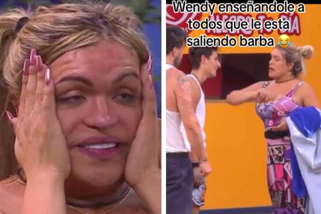 Wendy Guevara se preocupa porque le está saliendo barba