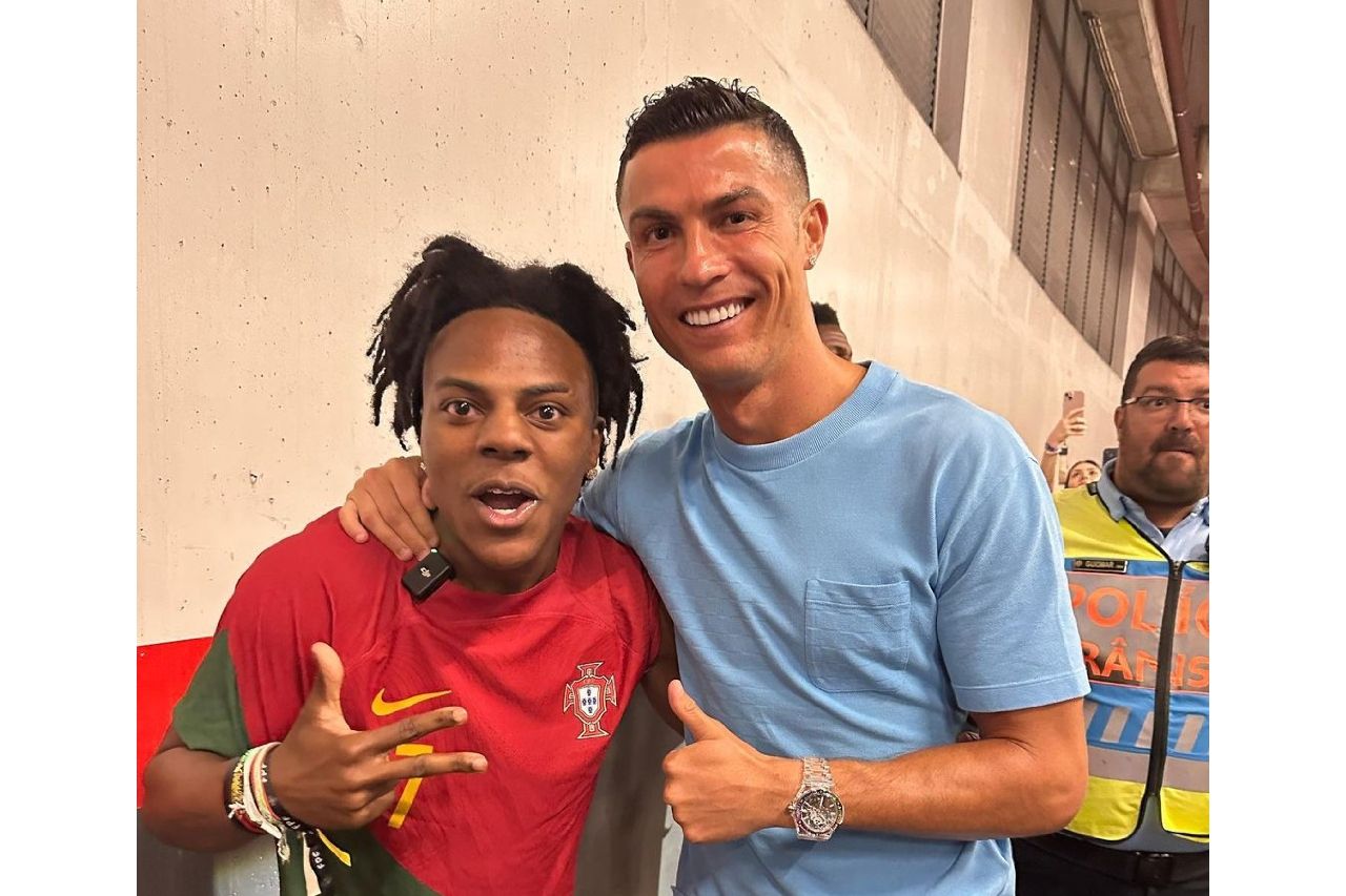¡Lo logró! Speed conoce en persona a Cristiano Ronaldo
