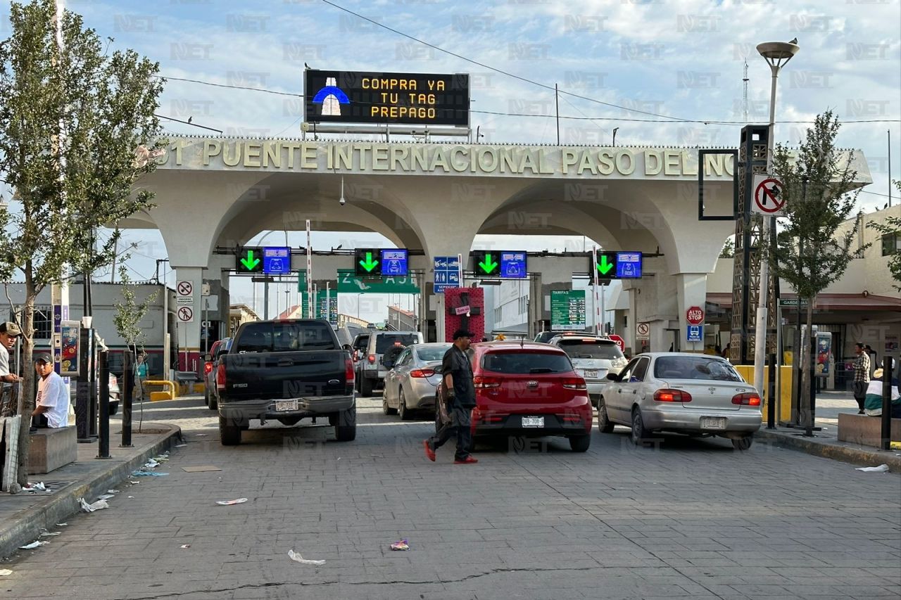 Baja afluencia en cruces internacionales 