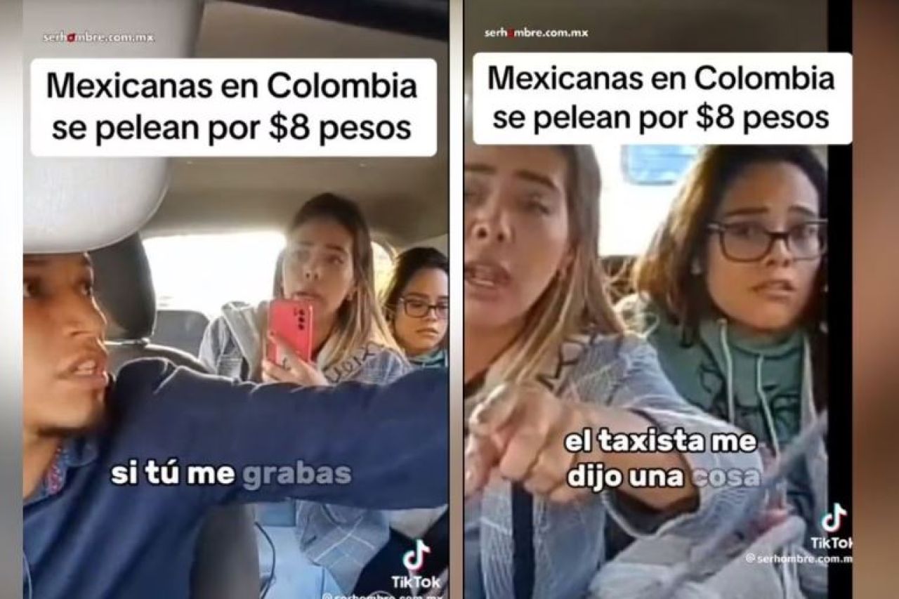 Mexicanas en Colombia arman escándalo por no querer pagar $8 pesos