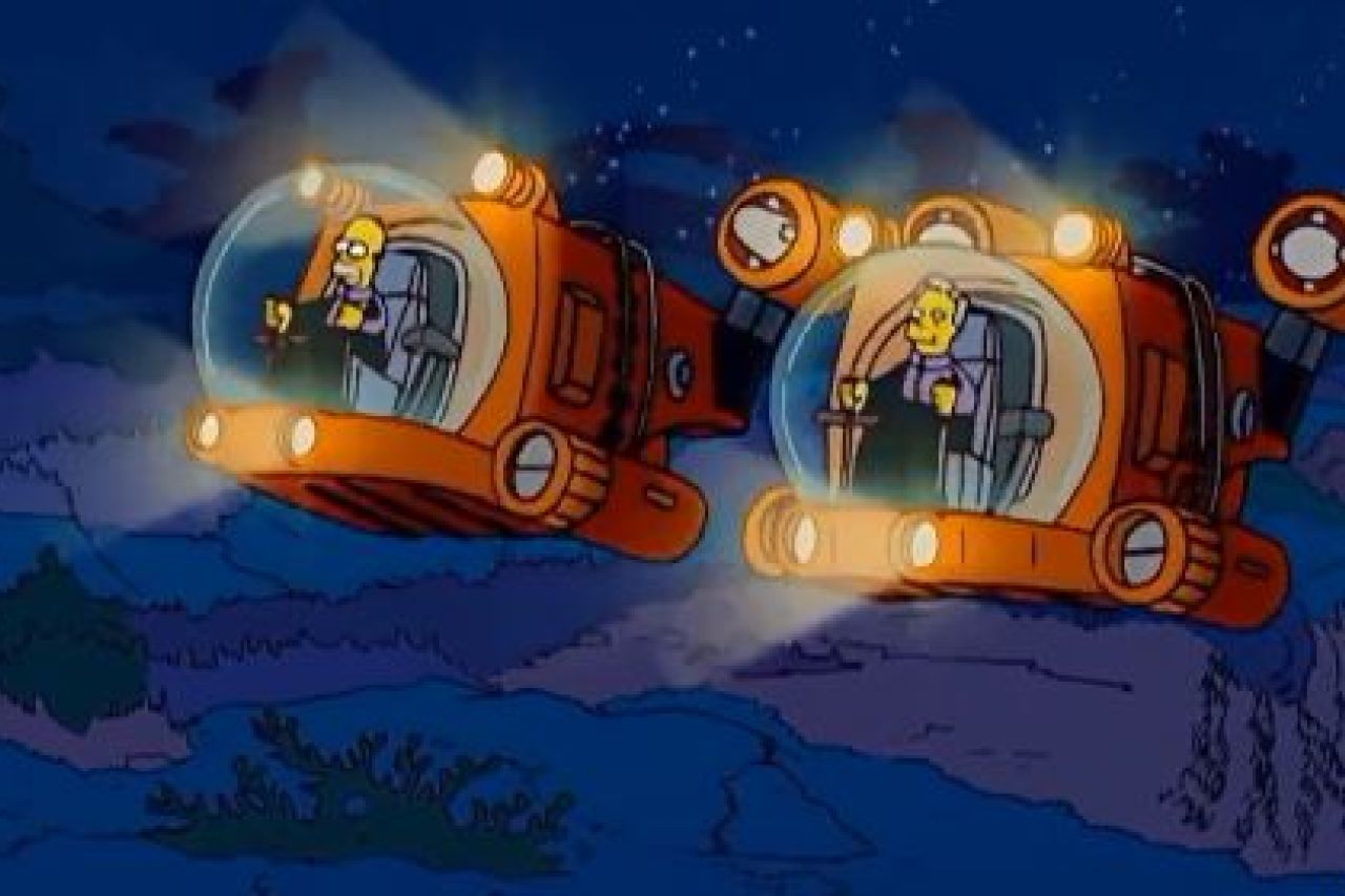 Los Simpsons predicen desaparición de submarino Titán