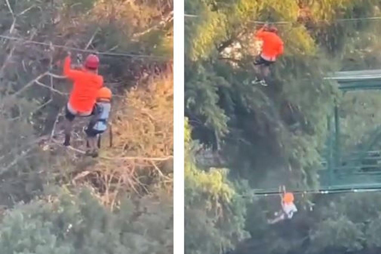 Niño cae de tirolesa de 12 metros de altura en Parque Fundidora