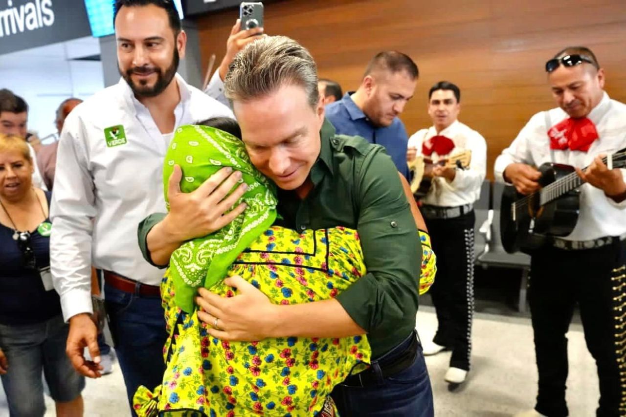 Así recibieron a Manuel Velasco en Juárez