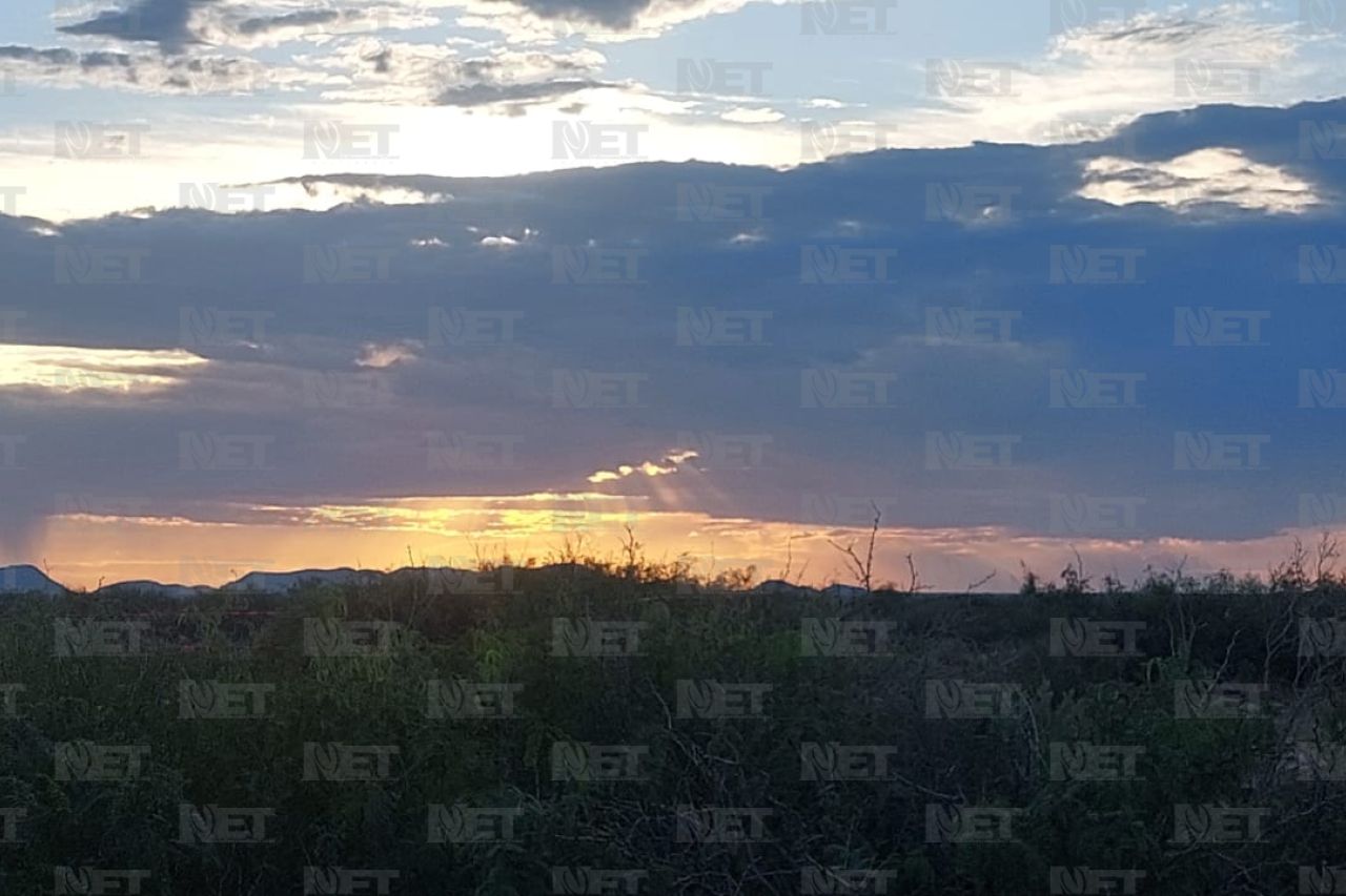 Así fue el atardecer desde el desierto