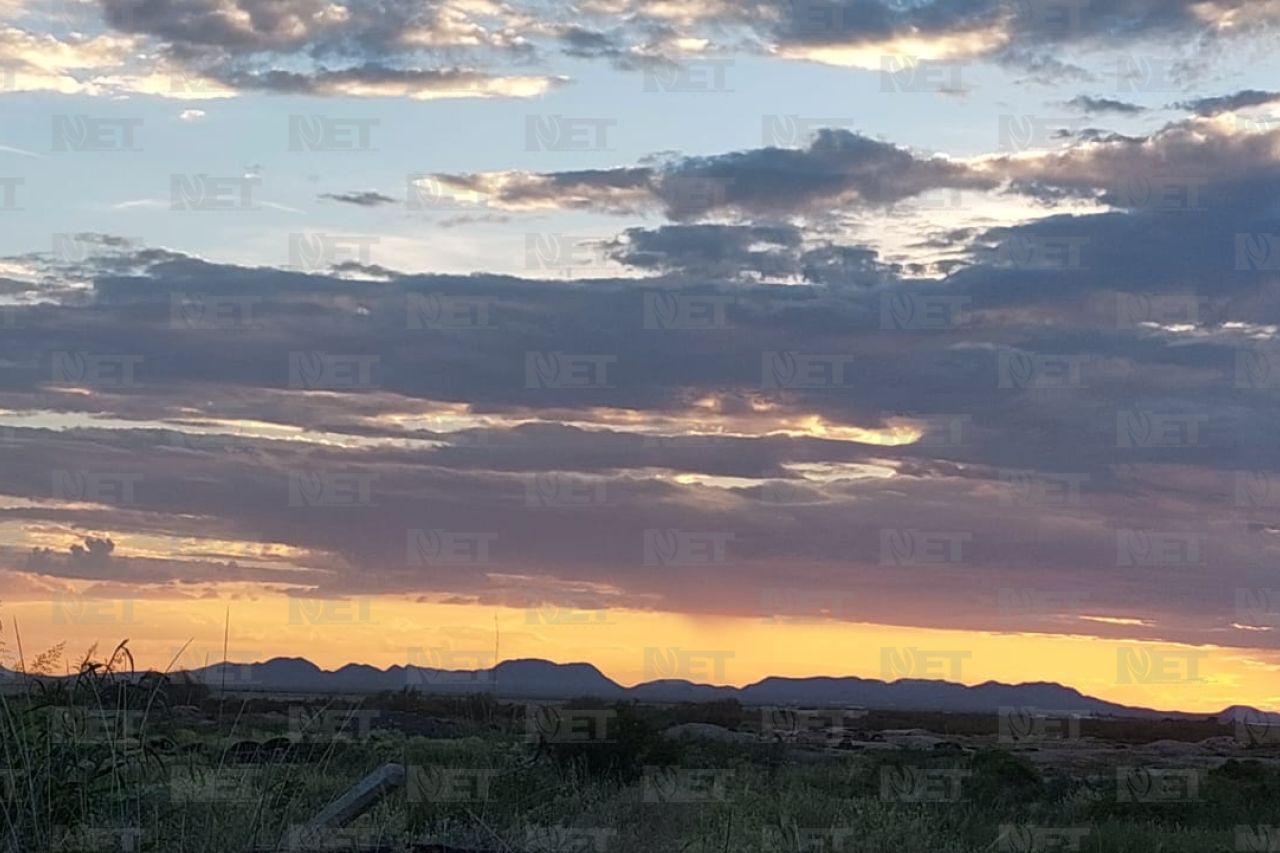 Así fue el atardecer desde el desierto