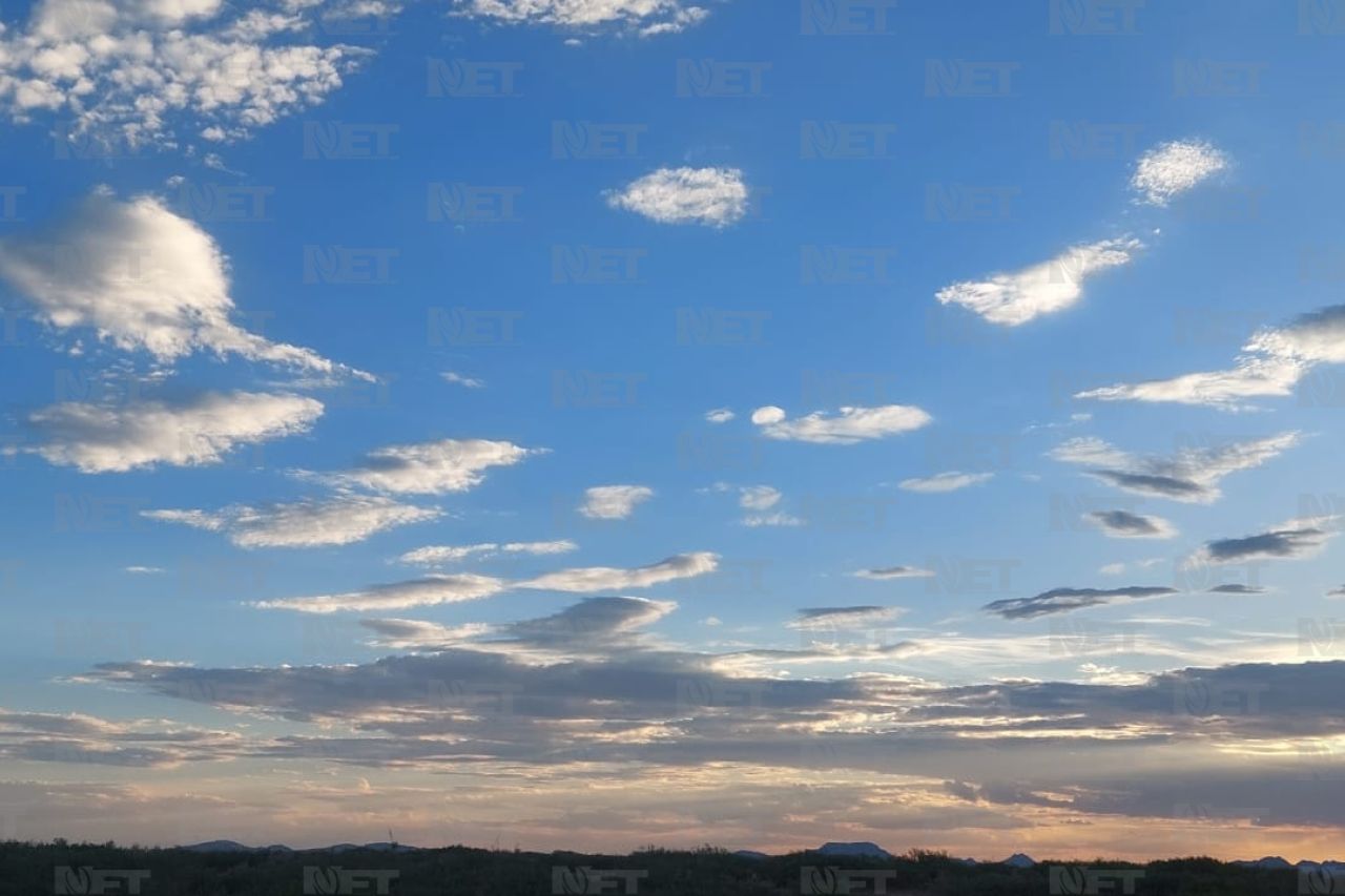 Así fue el atardecer desde el desierto