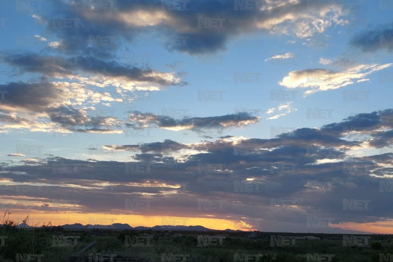 Así fue el atardecer desde el desierto