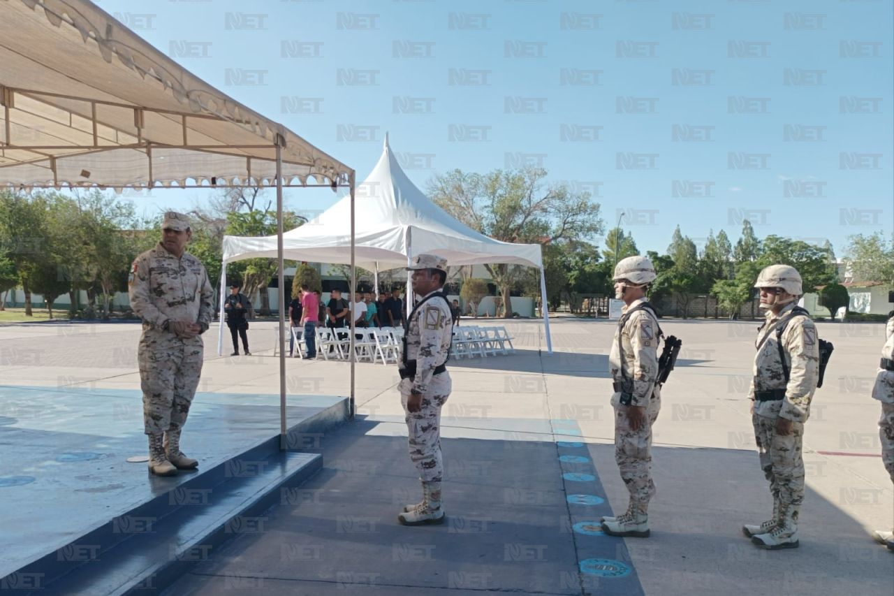 Realizan cambios en mandos de la Guarnición Militar