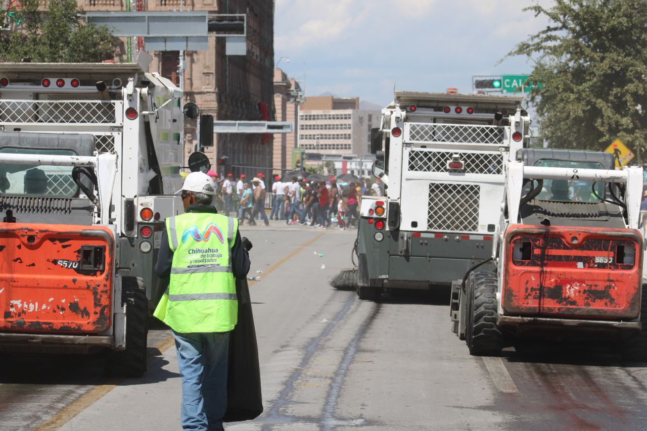 Recogen 15 toneladas de basura tras festejos patrios en Chihuahua