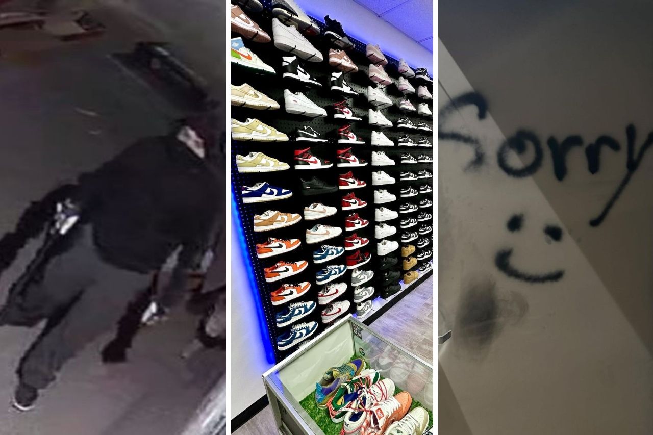 Video: Roba miles de dólares en mercancía en tienda de tenis en El Paso
