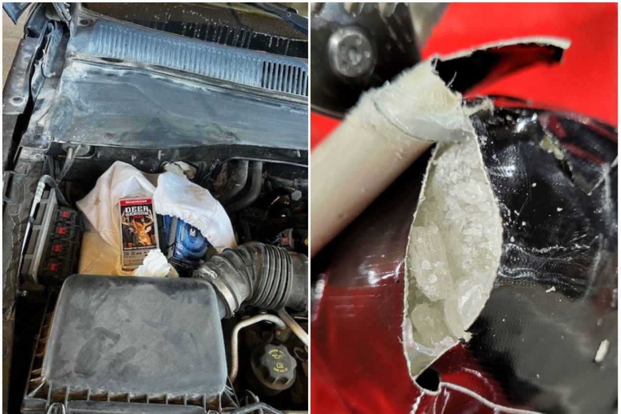 Descubre CBP metanfetamina y balas escondidas en autos