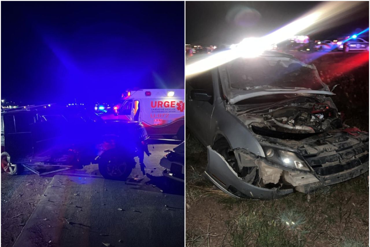 Choque y atropello en Cuauhtémoc; muere un hombre