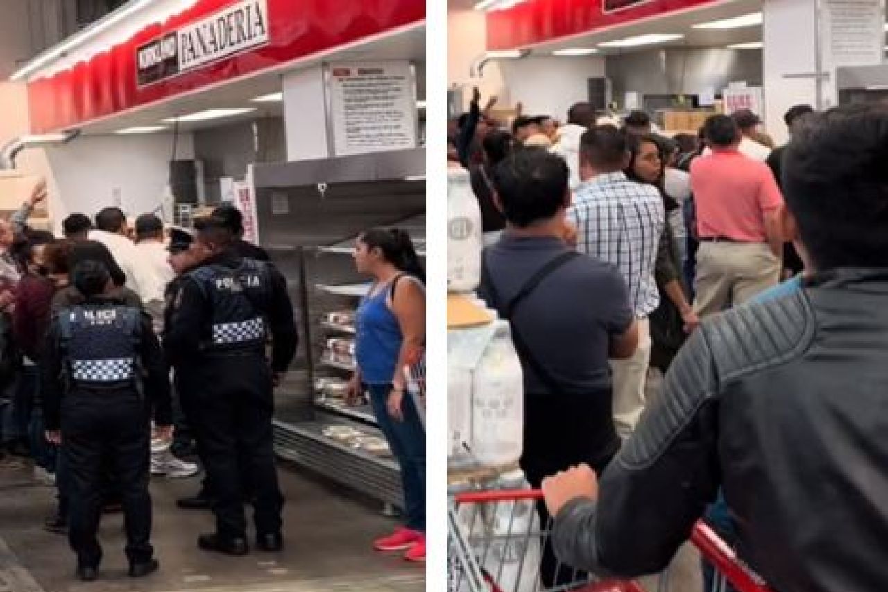 Mujeres se agarran a golpes por un pastel de Costco