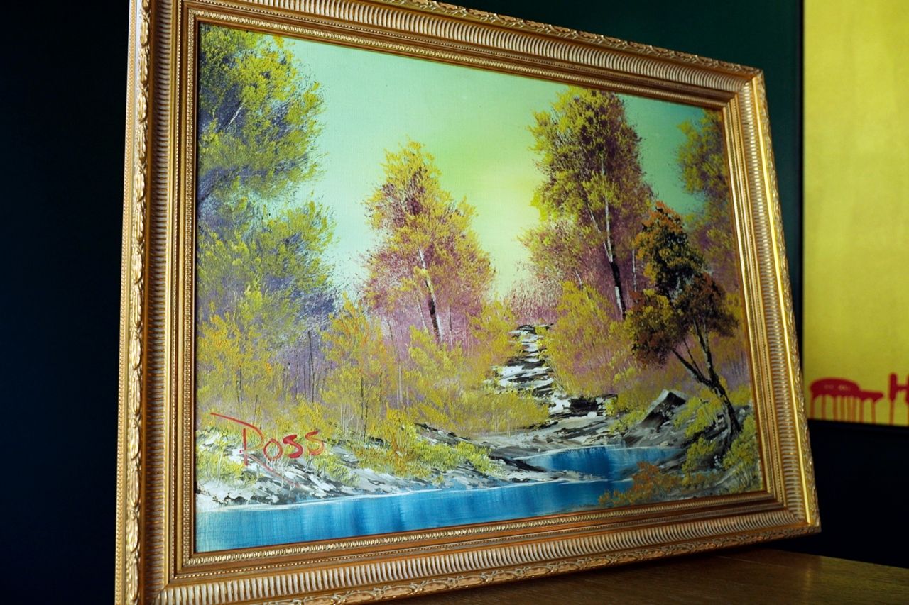 La primera obra de Bob Ross está a la venta por casi 10mdd