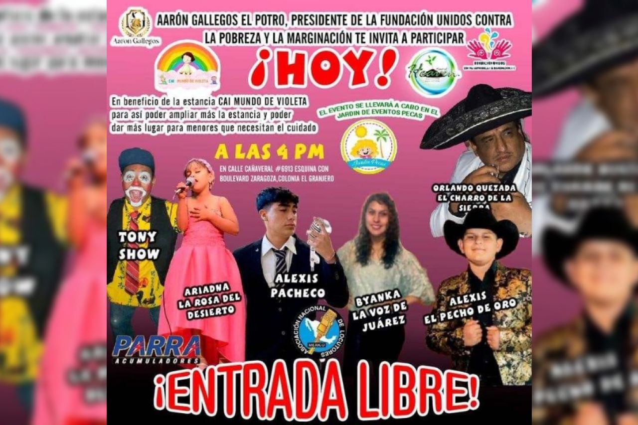 Invitan a evento a beneficio de estancia infantil