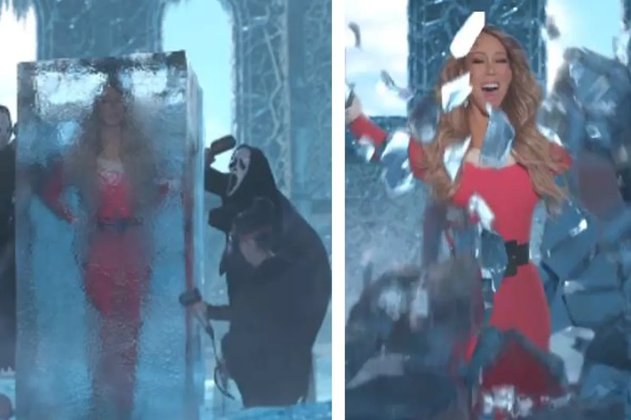 Mariah Carey Se Descongela Para Empezar A Celebrar Navidad 