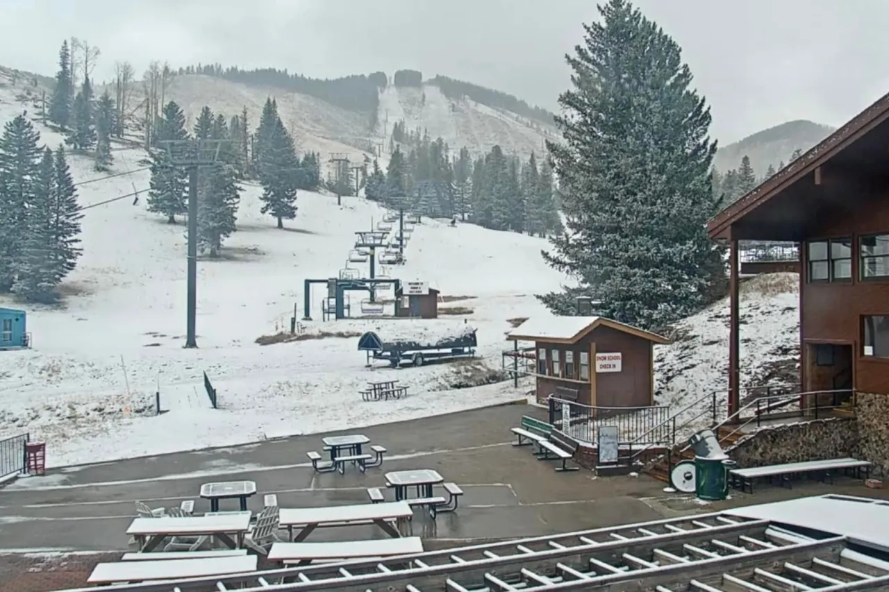 La nieve se hace presente en Ruidoso