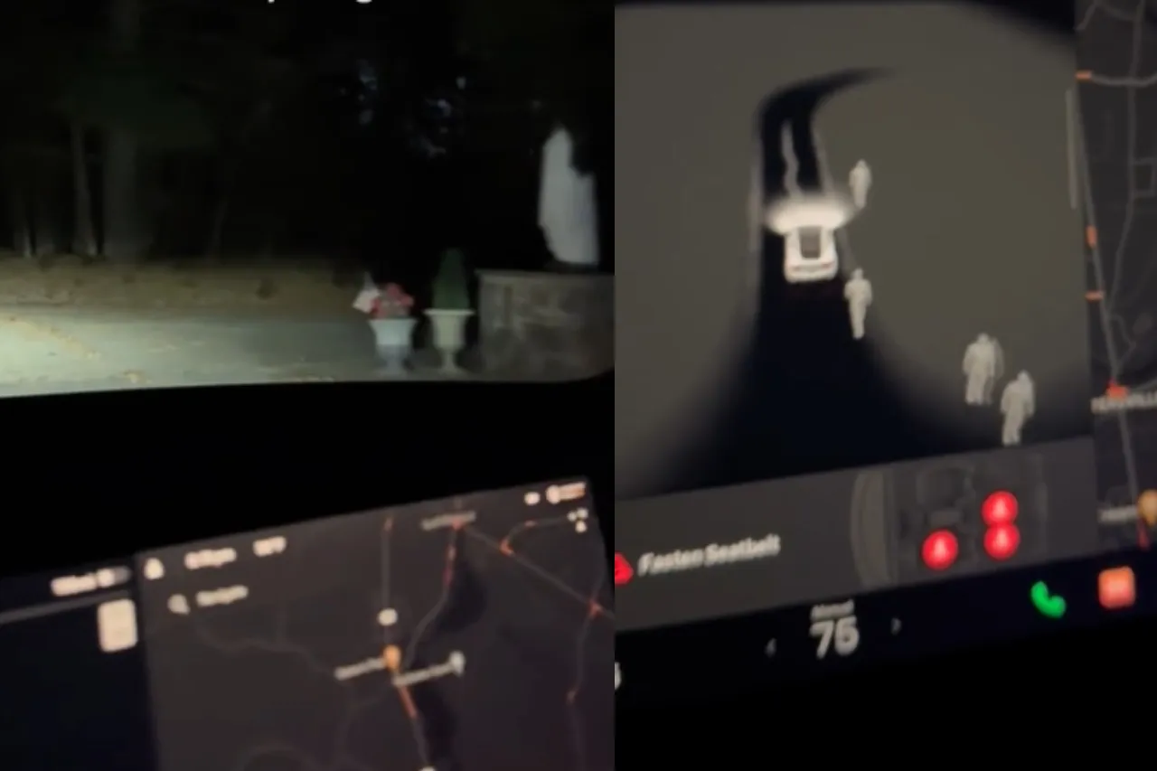 Viaja a panteón de noche y Tesla detecta decenas de personas a su alrededor