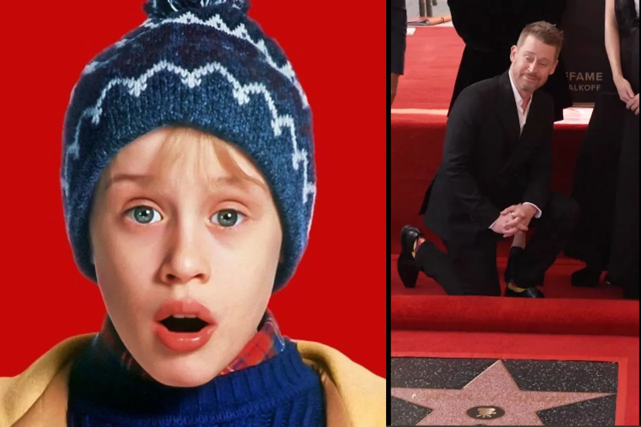 Macaulay Culkin recibe su estrella en el Paseo de la Fama de Hollywood