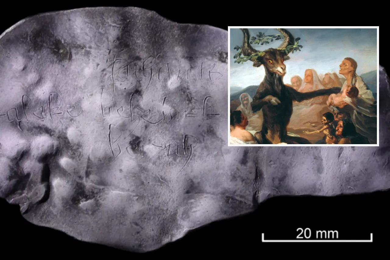 Hallan en Alemania antigua tablilla 'maldita' para invocar a Satanás